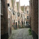 Gasse in Middelburg auf Walcheren