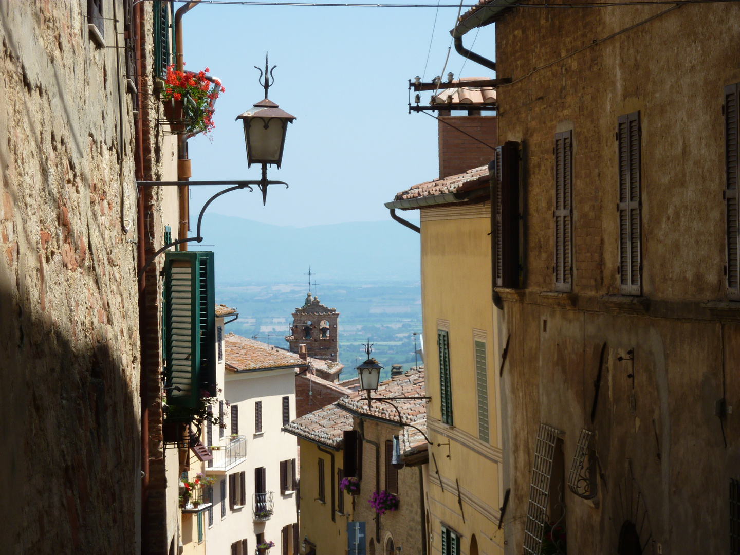 Gasse in Montepulciano