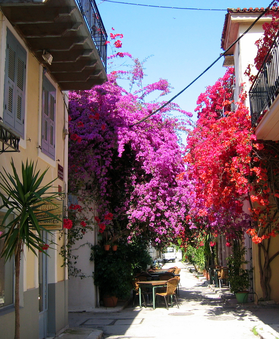 Gasse in Nafplio