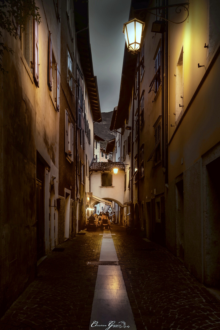 Gasse in Nago-Torbole am Gardasee 