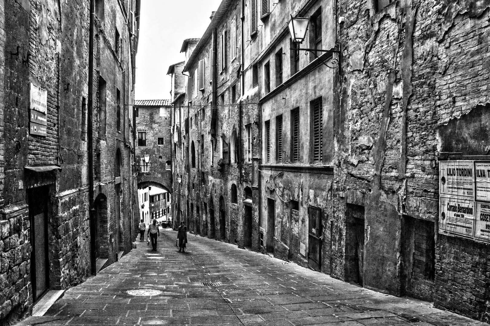 Gasse in Pienza