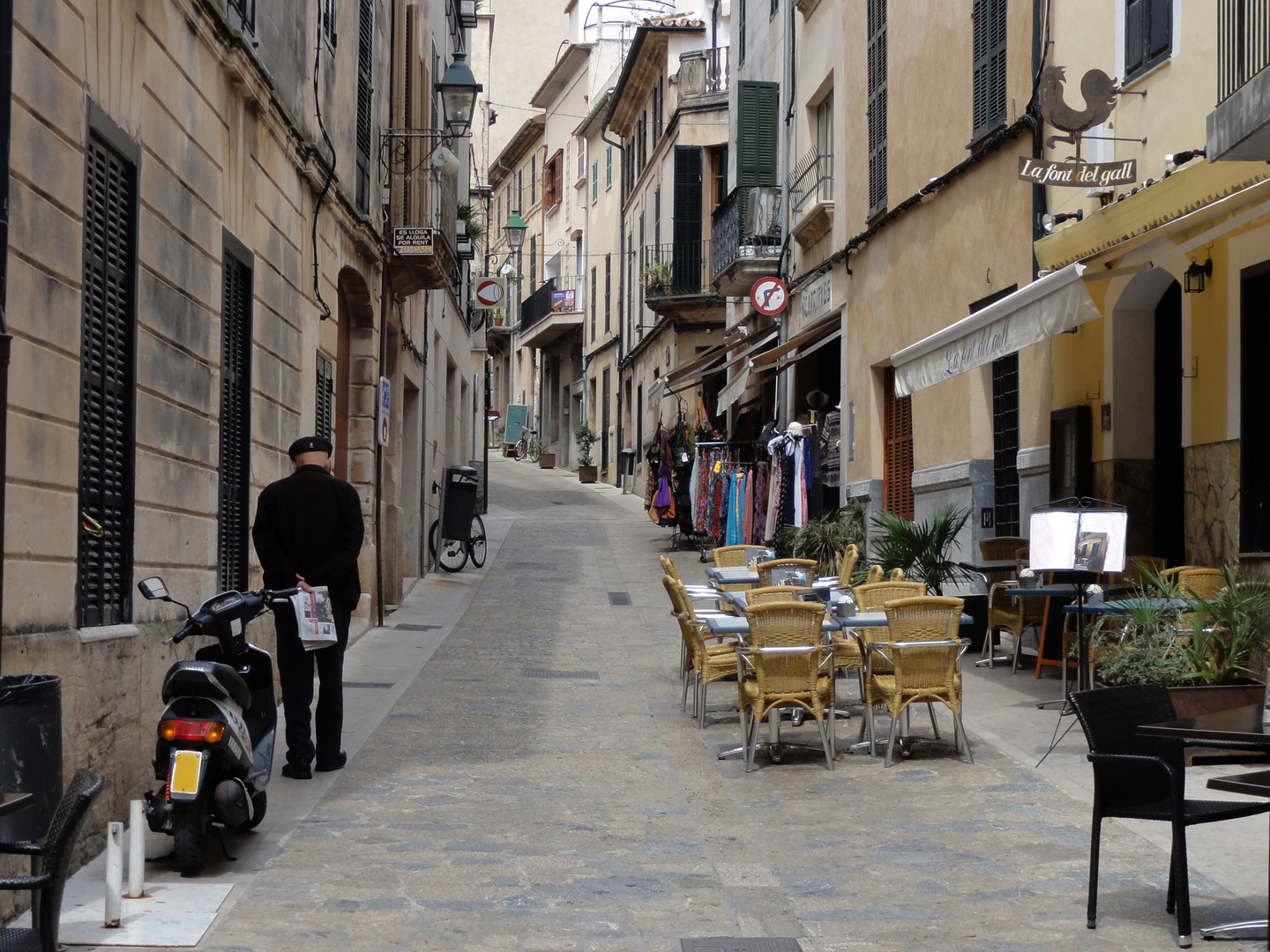 Gasse in Pollença (Mallorca)