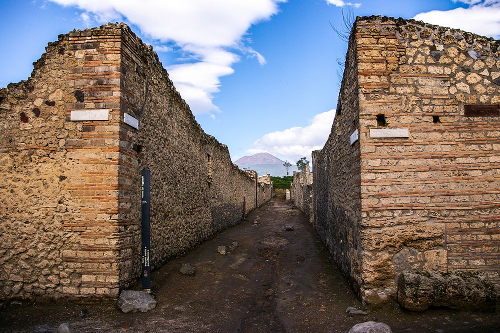 Gasse in Pompeji