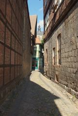 Gasse in Quedlinburg