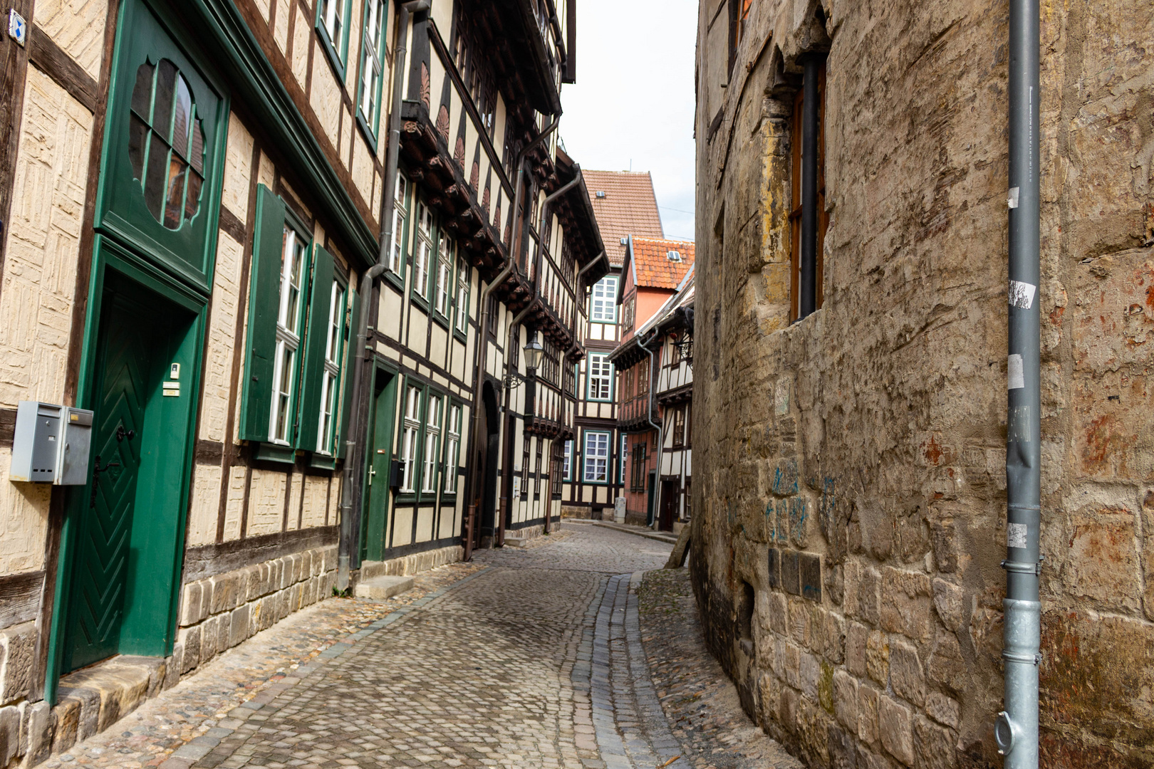 Gasse in Quedlinburg