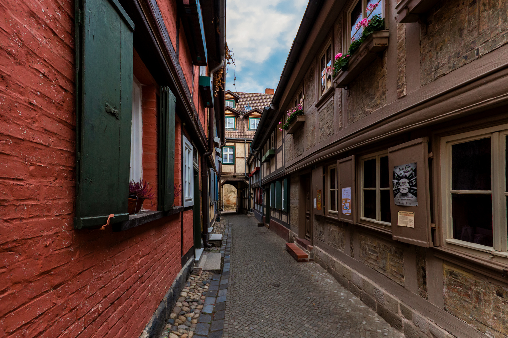 Gasse in Quedlinburg