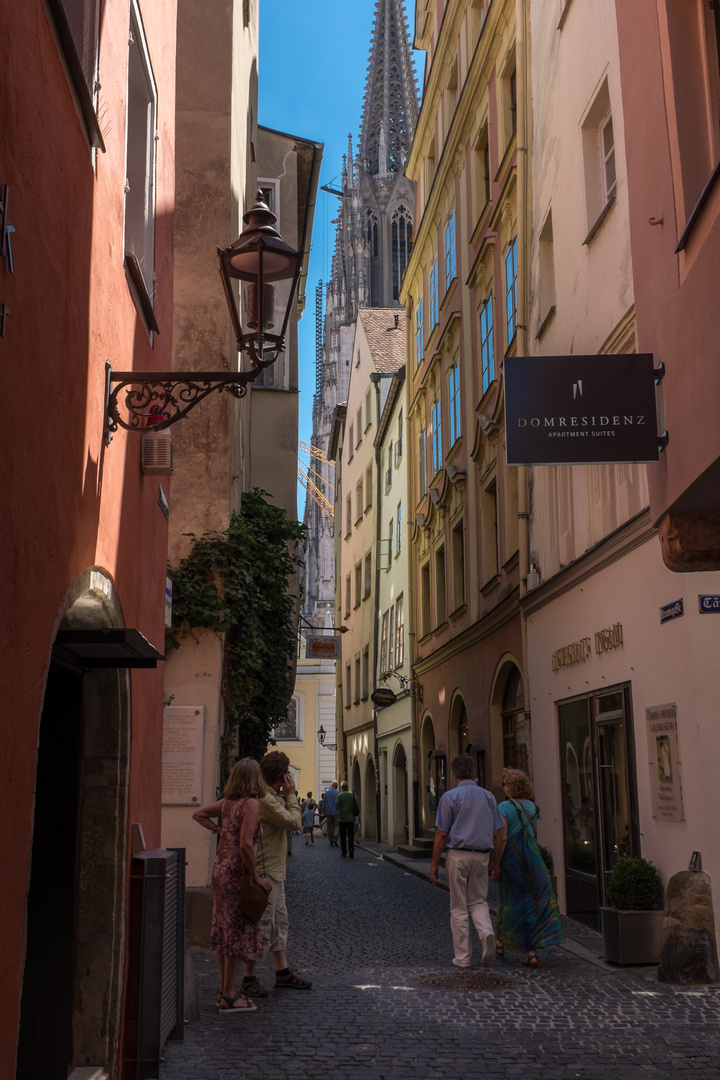 Gasse in Regensburg