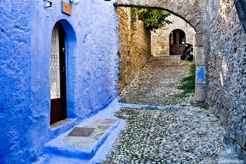 Gasse in Rhodos Stadt