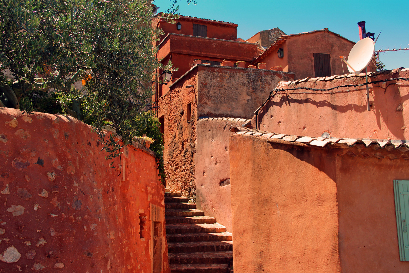 Gasse in Roussillon