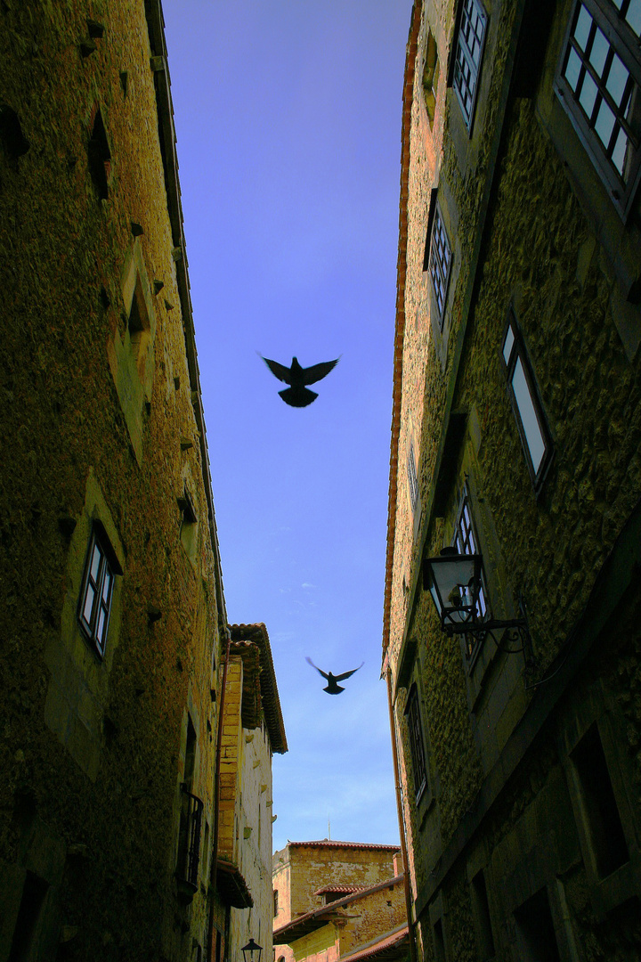 Gasse in Salamanca - Spanien