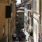 Gasse in Siena (Toskana)
