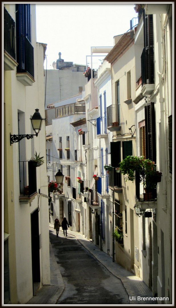 Gasse in Sitges