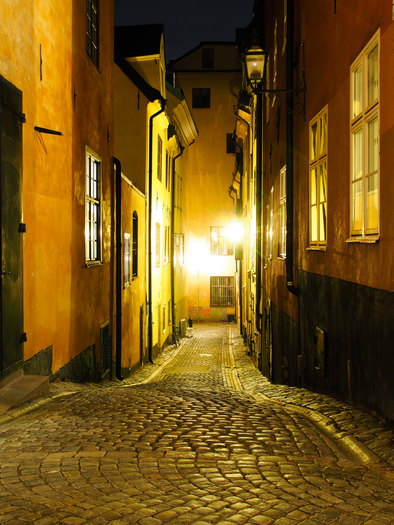 Gasse in Stockholm in Gamla stan