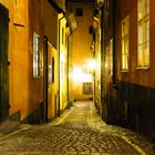 Gasse in Stockholm in Gamla stan