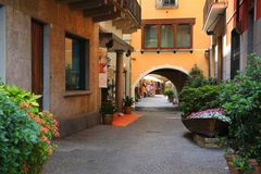 Gasse in Stresa