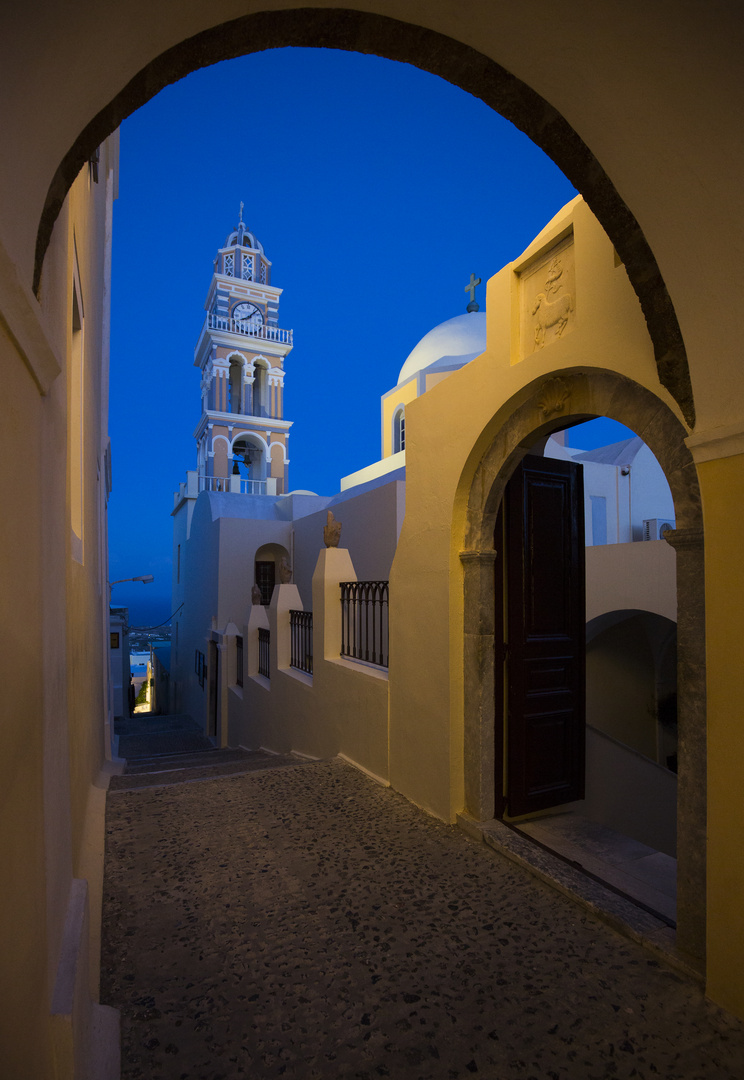 Gasse in Thira