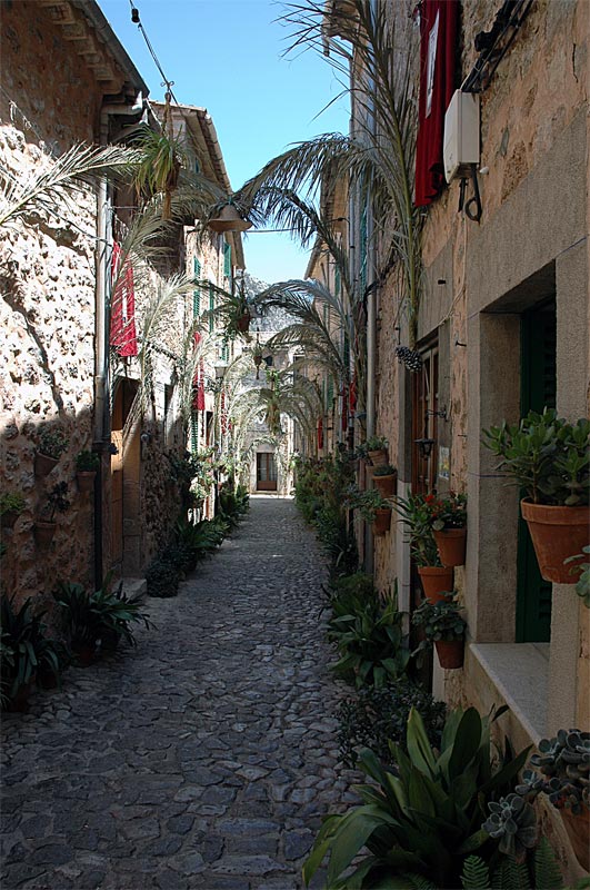 Gasse in Valdemossa