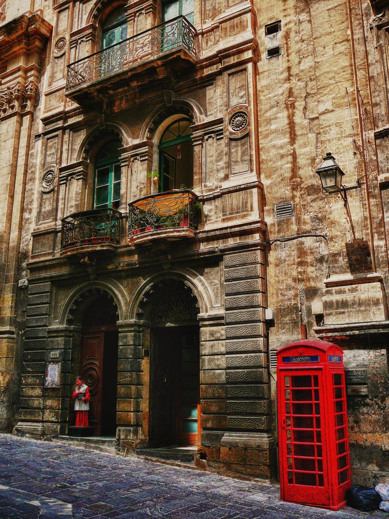 Gasse in Valetta, Malta