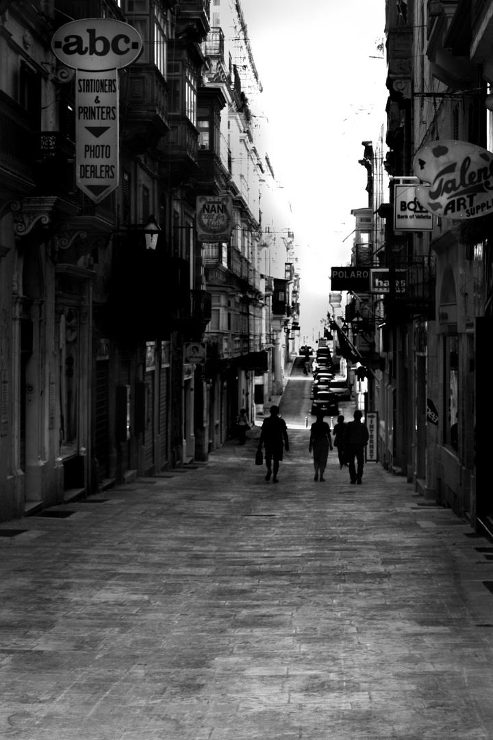 Gasse in Valletta