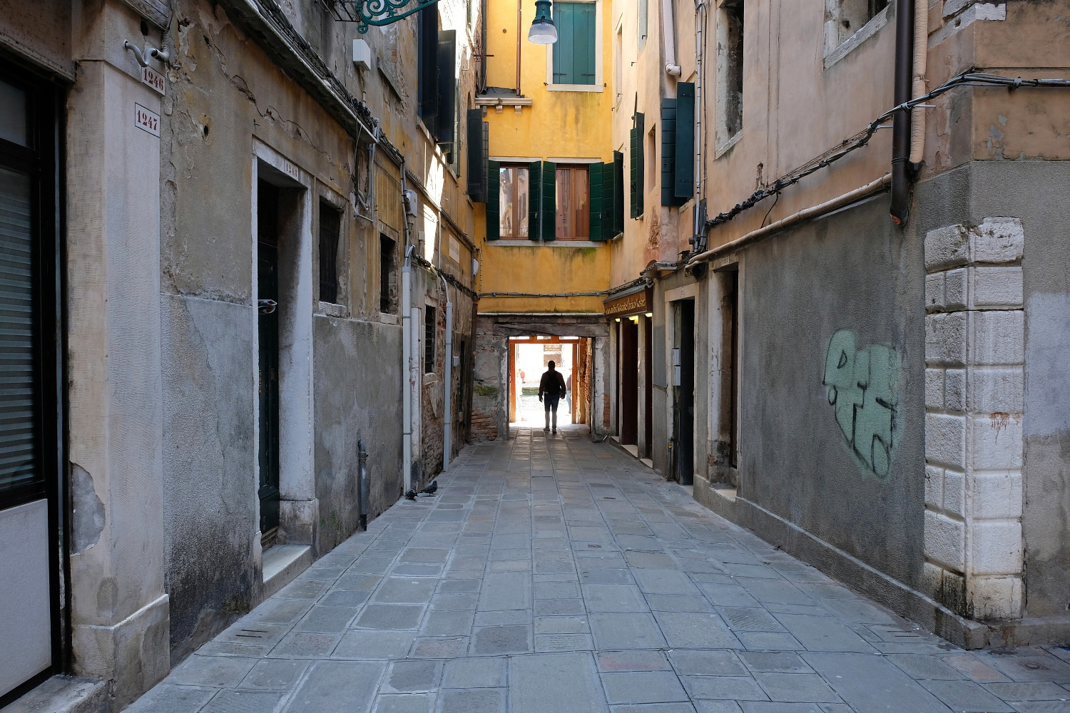 Gasse in Venedig