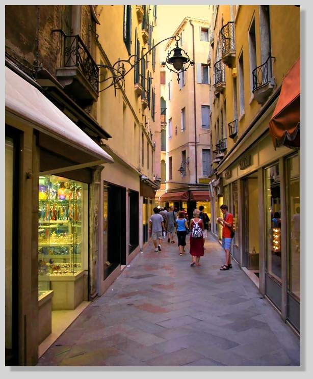 Gasse in Venedig