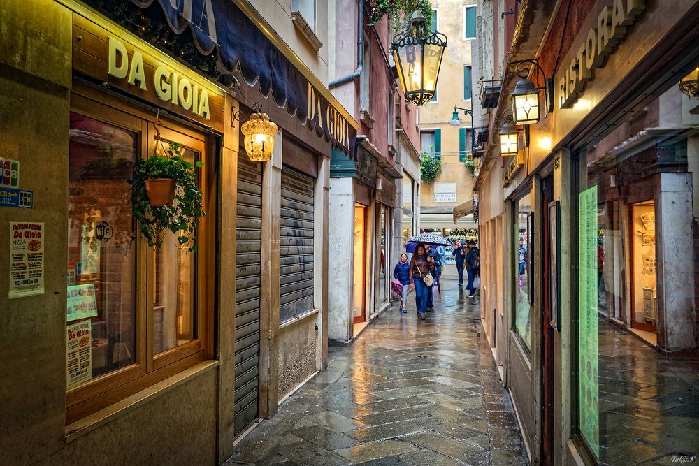 Gasse in Venedig