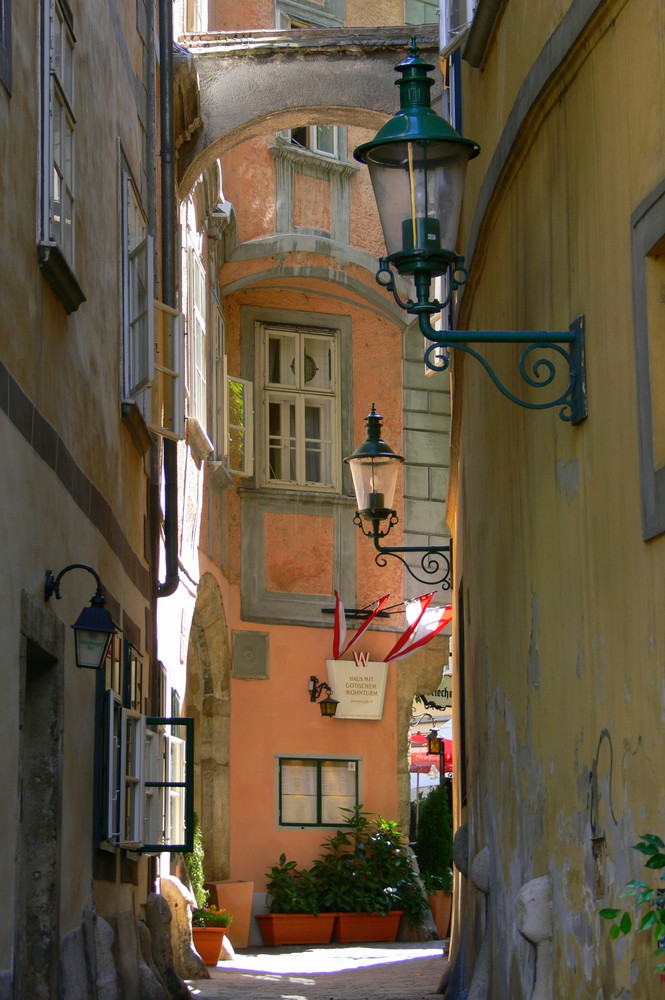 Gasse in Wien