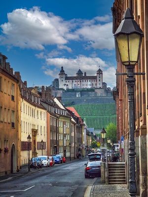 Gasse in Würzburg