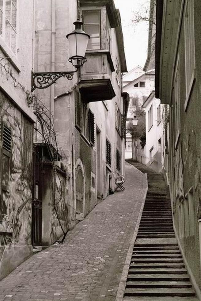 Gasse in Zürich