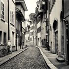 Gasse mit Velos