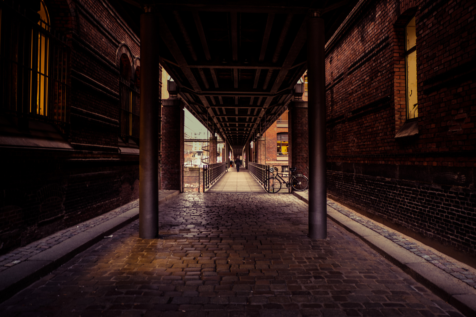 Gasse Speicherstadt