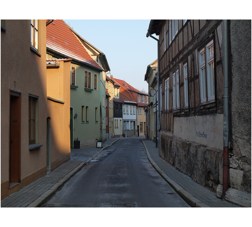 Gasse "Unter dem Berge" in Bad Langensalza