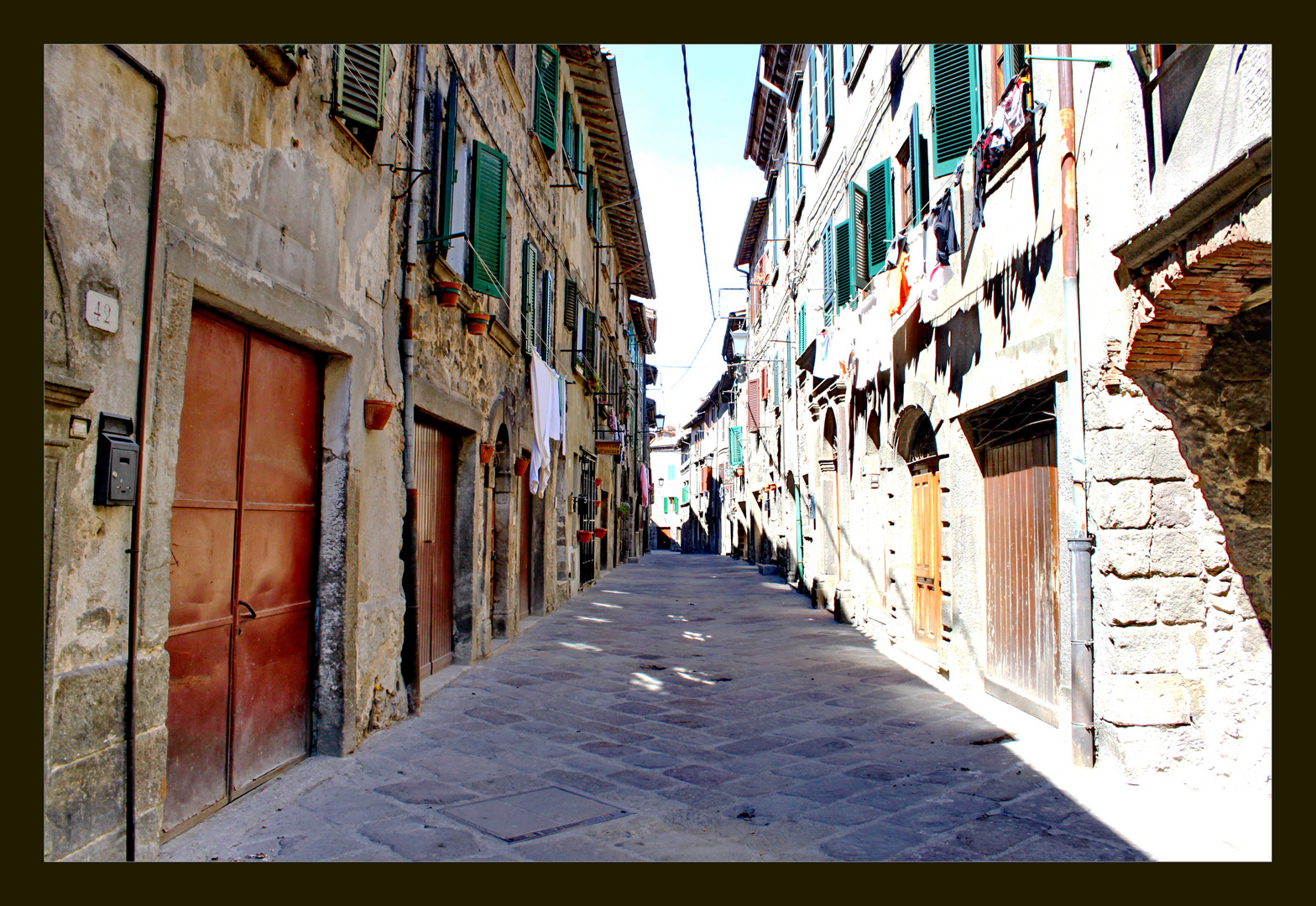 Gasse von Abbadia San Salvatore...