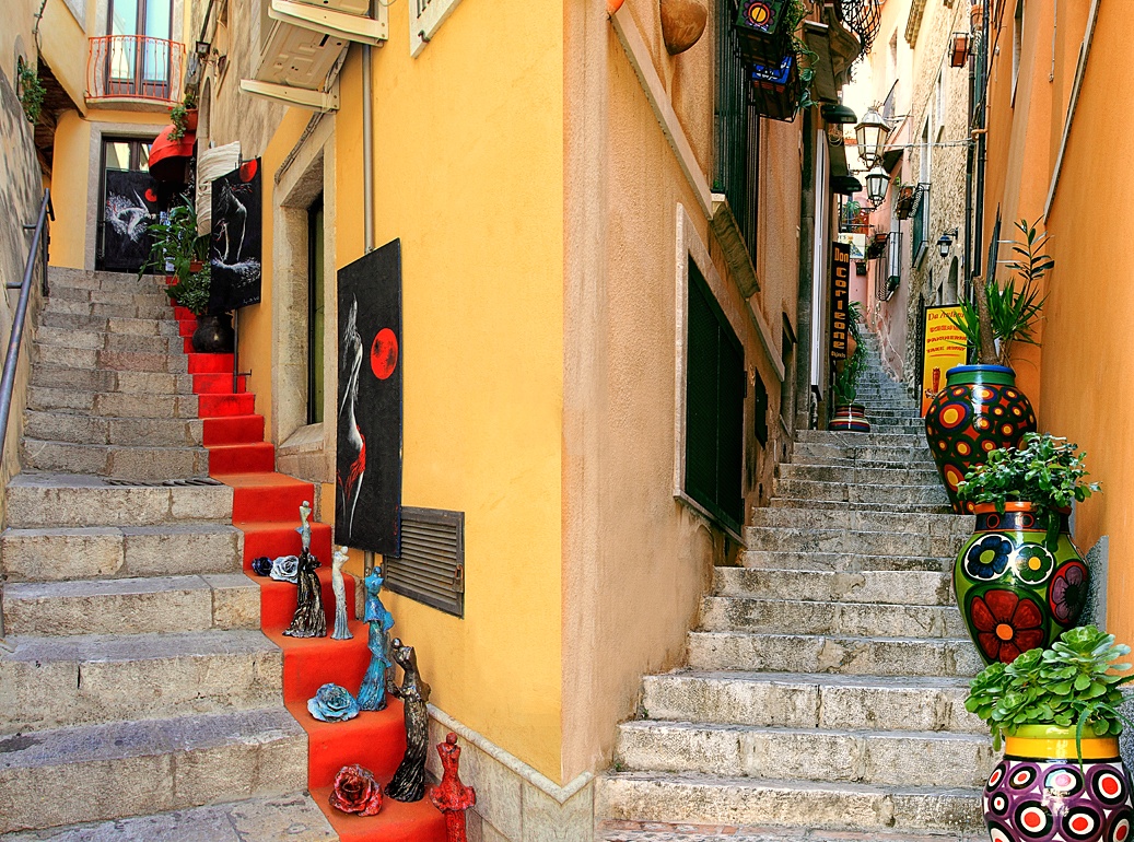 Gasse von Taormina 