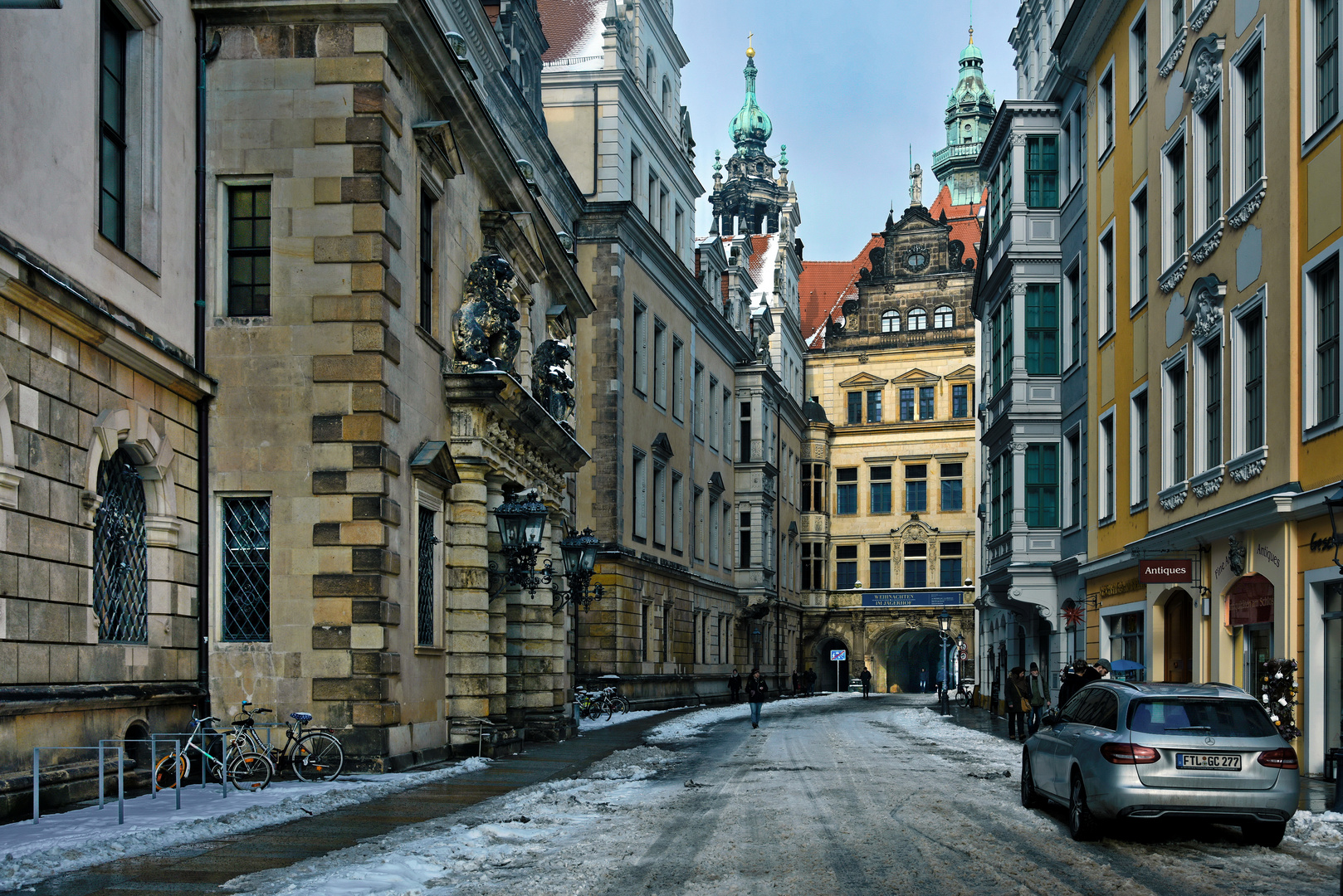 Gassen der Dresdner Altstadt