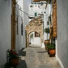 Gassen von Lindos (Rhodos)