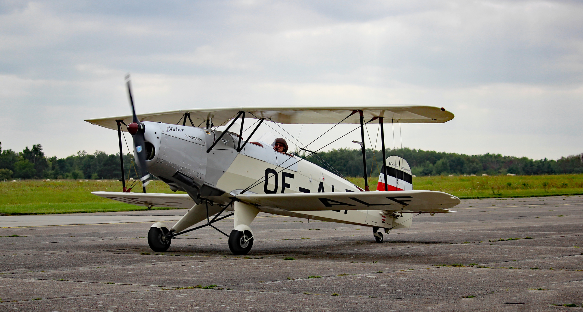 Gast auf dem Flugplatz Stendal