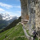 Gasthaus Aescher - Wildkirchli bei der Bergwand