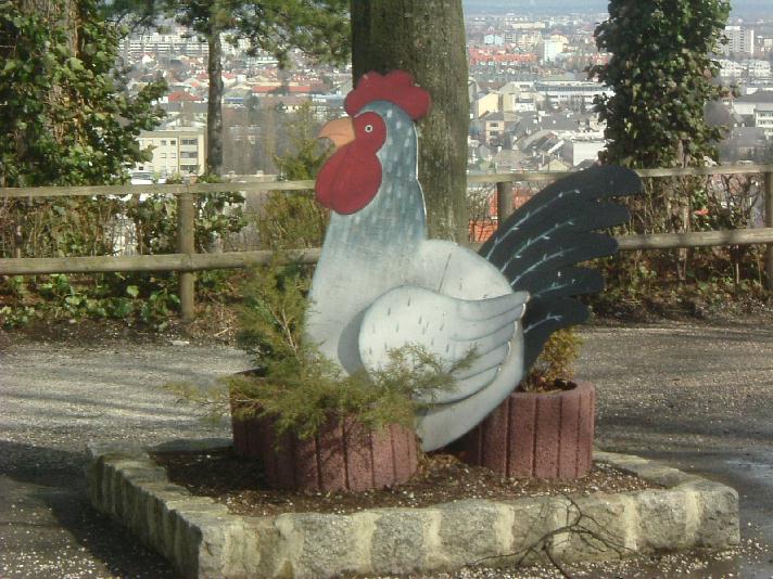 Gasthausschmuck im Garten