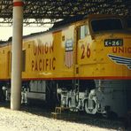 Gasturbinenlokomotive mit Turbinenteil und Öltender, Union Pacific UP #X-26