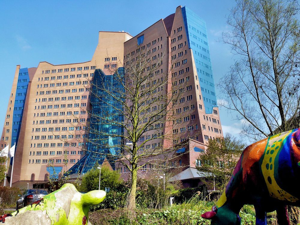 Gasuniegebaude in die stadt Groningen