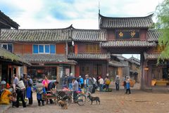 Gate to Naxi village Baisha