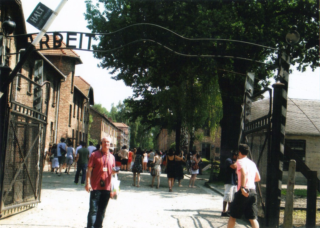 Gate way to Auschwitz camp 1