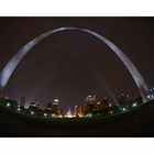 Gateway Arch with fisheye