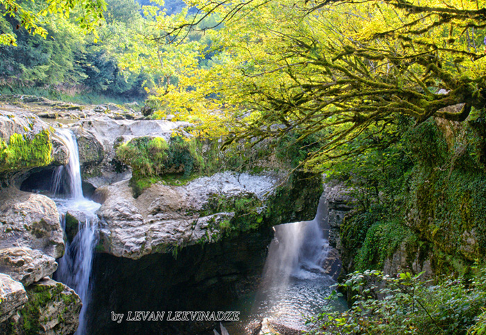 Gatschedili Canyon, Martvili, Georgien