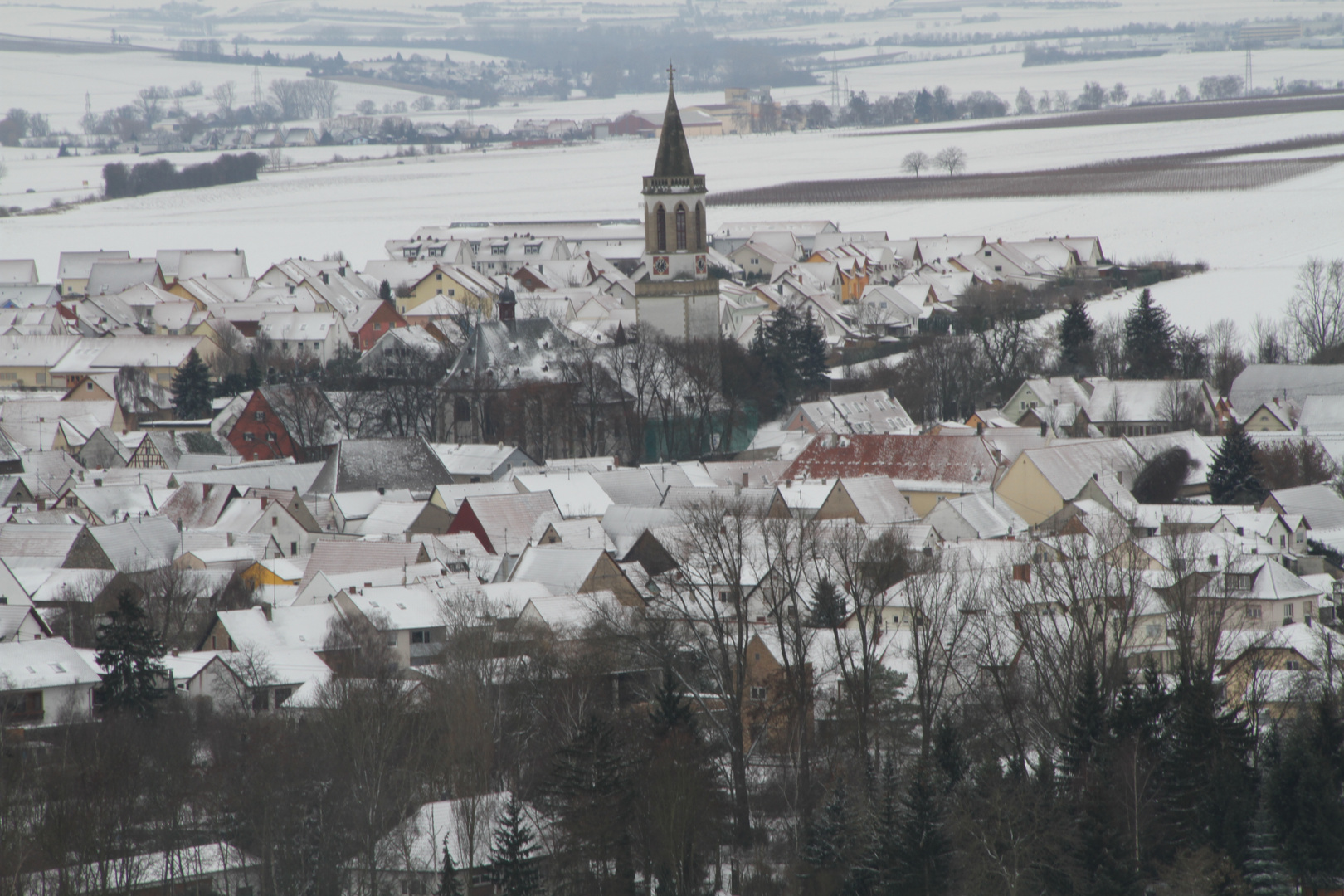 Gau-Odernheim im Schnee
