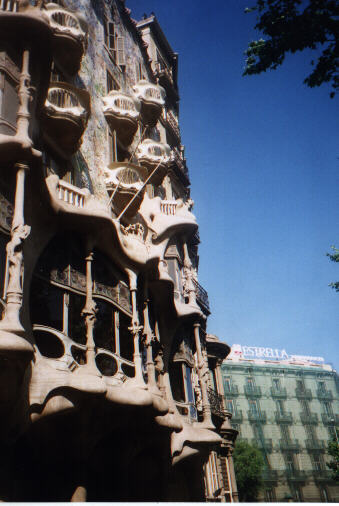 Gaudi-Bauwerk in Barcelona