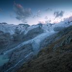 ~ Gauligletscher: Gletscherzunge im Abendrot ~