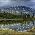 Gaustatoppen in der Provinz Telemark : Norwegenreise 2015 ( HDR )