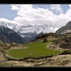 Gavarnie depuis le plateau de Saugué